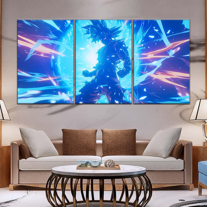 Dragon Ball Wall Art - DR5053 - Goku - Super Saiyan Blue - Dragon Ball Super - Dragon Ball Poster - Dragon Ball Canvas
