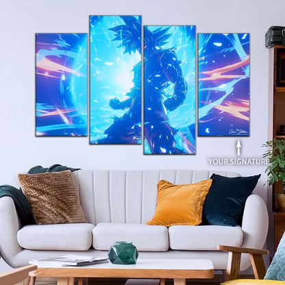 Dragon Ball Wall Art - DR5053 - Goku - Super Saiyan Blue - Dragon Ball Super - Dragon Ball Poster - Dragon Ball Canvas