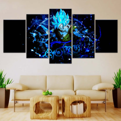 Dragon Ball Wall Art - DR5054 - Goku - Super Saiyan Blue - Dragon Ball Super - Dragon Ball Poster - Dragon Ball Canvas