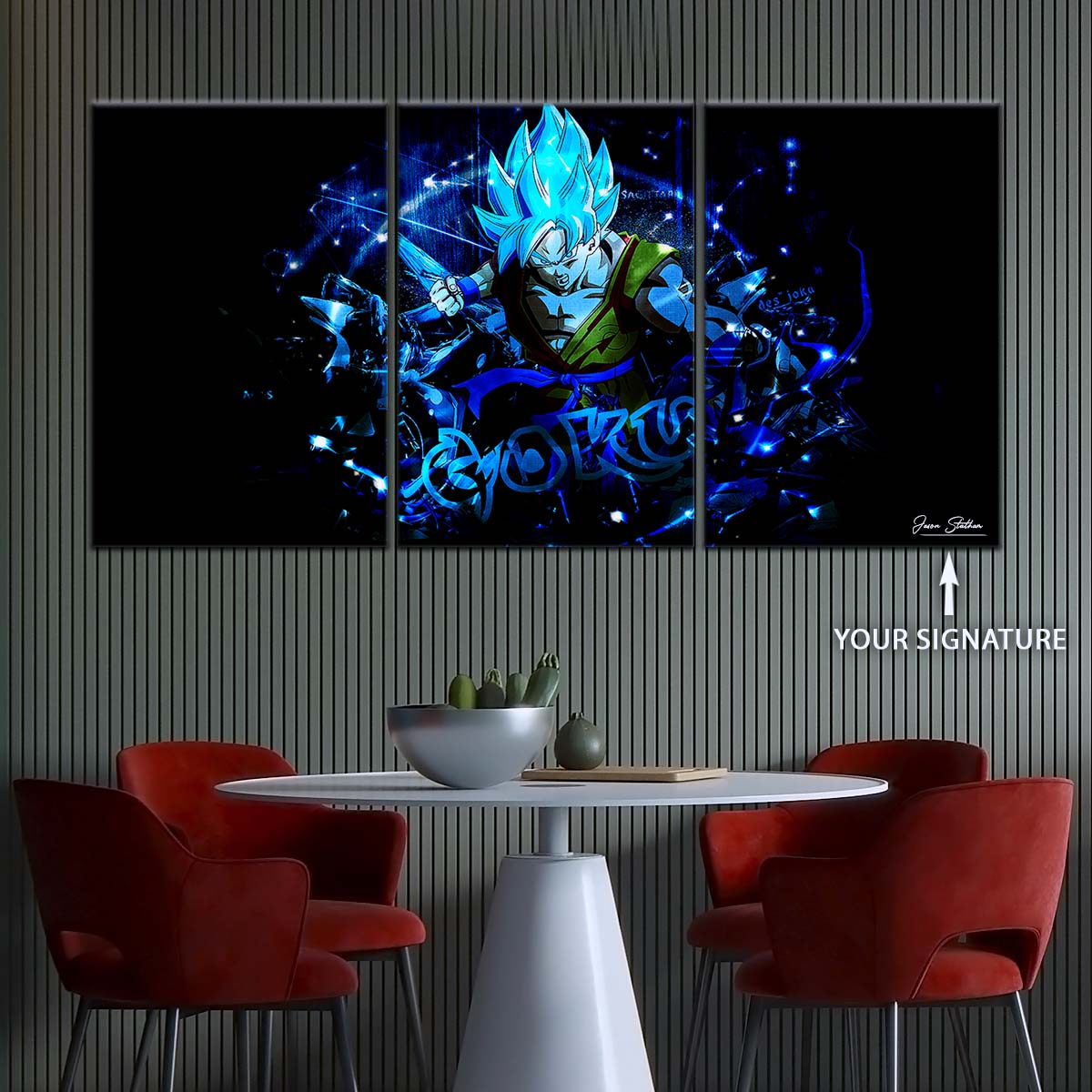 Dragon Ball Wall Art - DR5054 - Goku - Super Saiyan Blue - Dragon Ball Super - Dragon Ball Poster - Dragon Ball Canvas