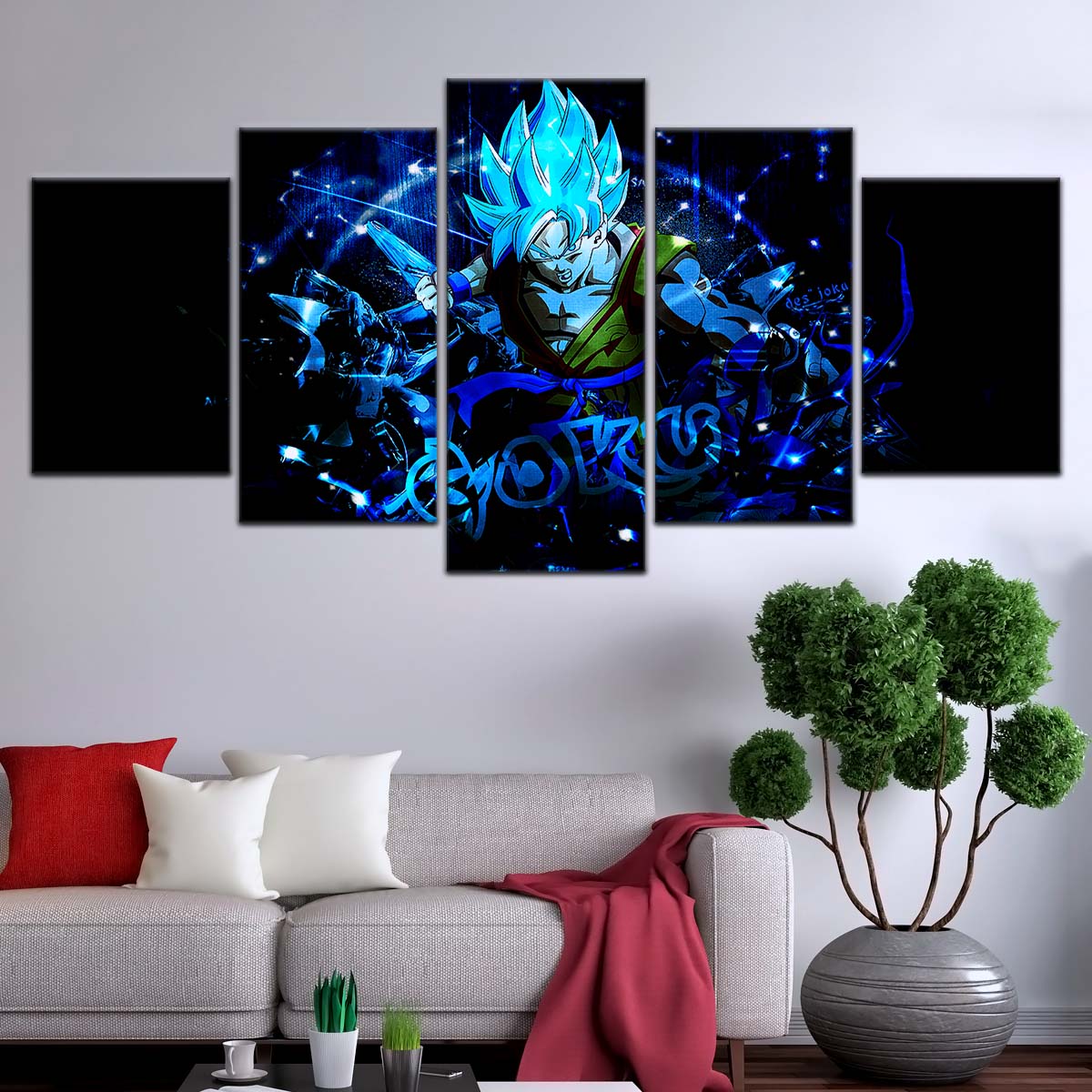 Dragon Ball Wall Art - DR5054 - Goku - Super Saiyan Blue - Dragon Ball Super - Dragon Ball Poster - Dragon Ball Canvas