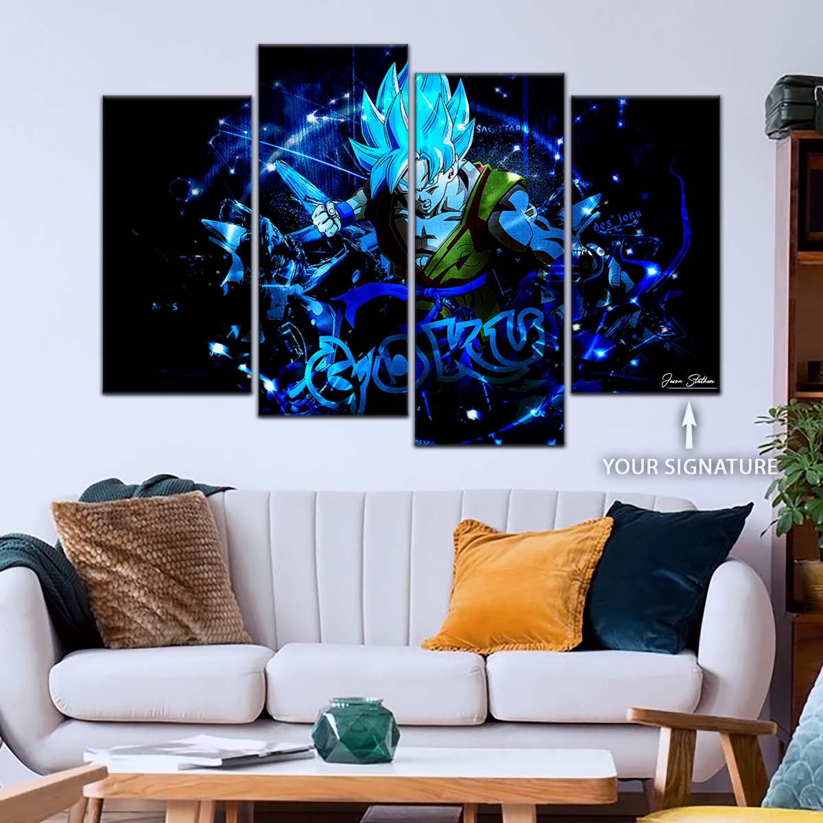 Dragon Ball Wall Art - DR5054 - Goku - Super Saiyan Blue - Dragon Ball Super - Dragon Ball Poster - Dragon Ball Canvas