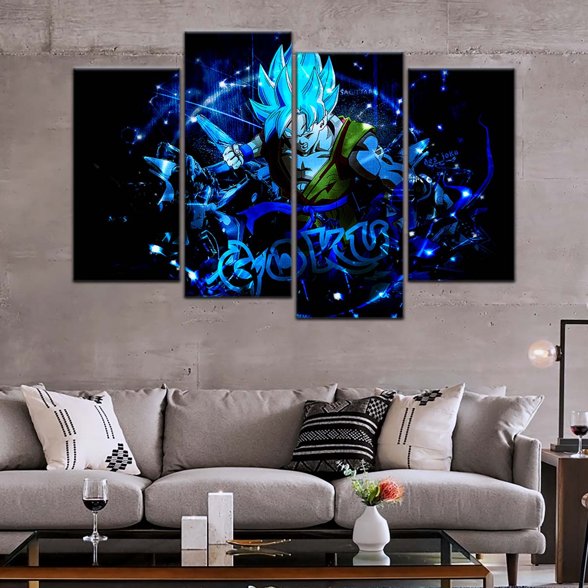 Dragon Ball Wall Art - DR5054 - Goku - Super Saiyan Blue - Dragon Ball Super - Dragon Ball Poster - Dragon Ball Canvas