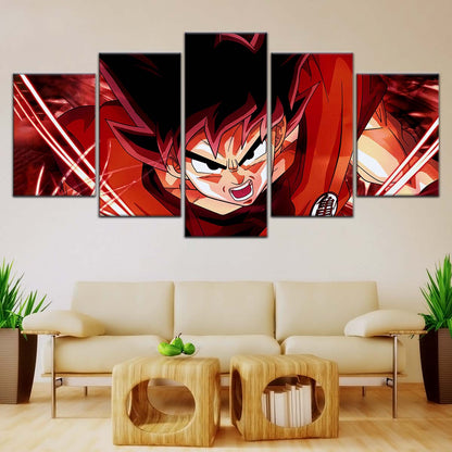 Dragon Ball Wall Art - DR5056 - Goku - Super Saiyan God - Dragon Ball Super - Dragon Ball Poster - Dragon Ball Canvas