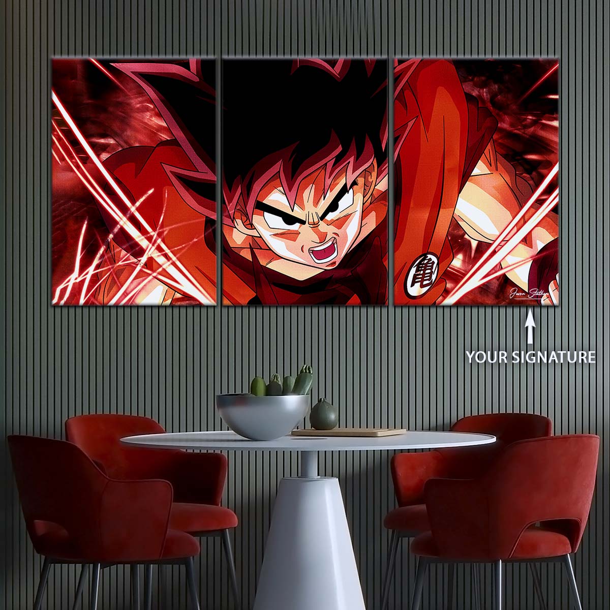 Dragon Ball Wall Art - DR5056 - Goku - Super Saiyan God - Dragon Ball Super - Dragon Ball Poster - Dragon Ball Canvas