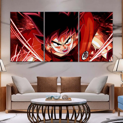 Dragon Ball Wall Art - DR5056 - Goku - Super Saiyan God - Dragon Ball Super - Dragon Ball Poster - Dragon Ball Canvas