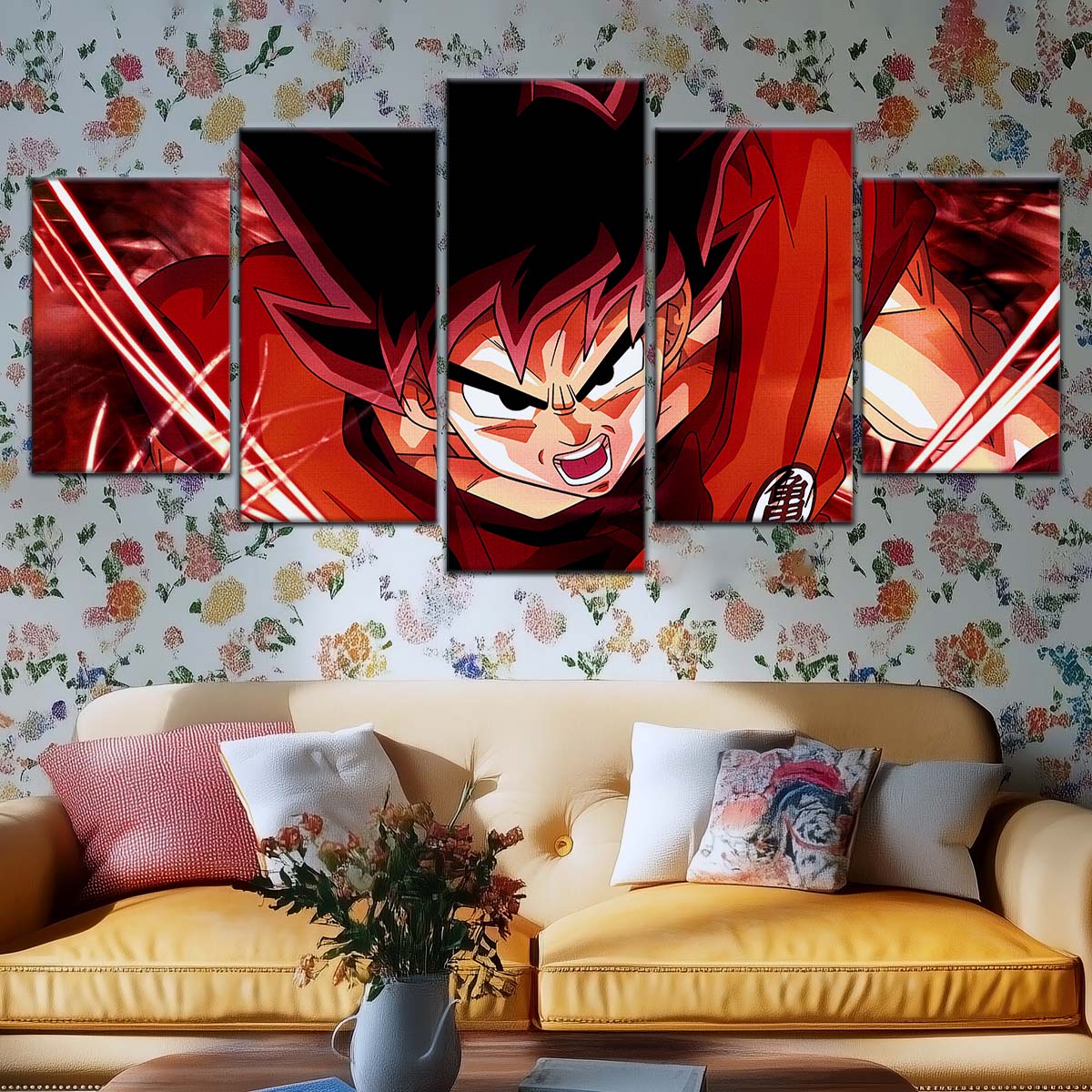 Dragon Ball Wall Art - DR5056 - Goku - Super Saiyan God - Dragon Ball Super - Dragon Ball Poster - Dragon Ball Canvas