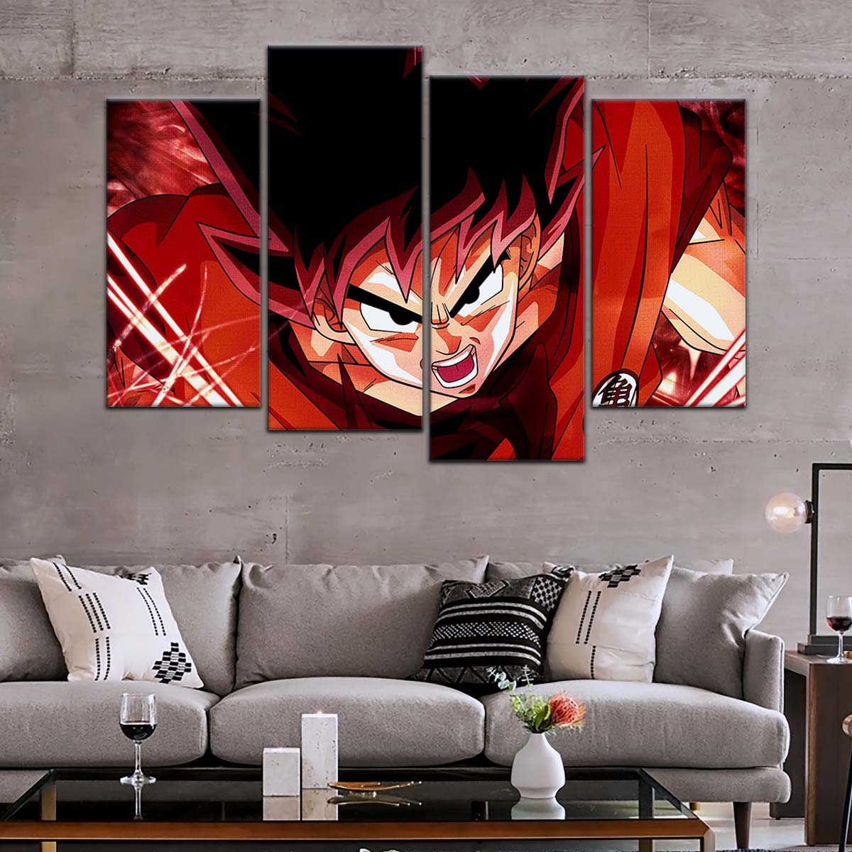 Dragon Ball Wall Art - DR5056 - Goku - Super Saiyan God - Dragon Ball Super - Dragon Ball Poster - Dragon Ball Canvas