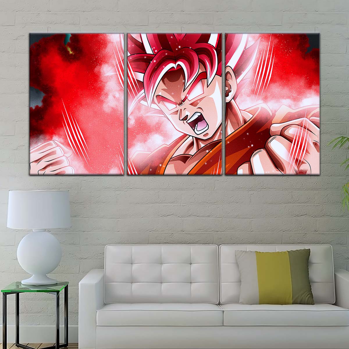 Dragon Ball Wall Art - DR5057 - Goku - Super Saiyan God - Dragon Ball Super - Dragon Ball Poster - Dragon Ball Canvas