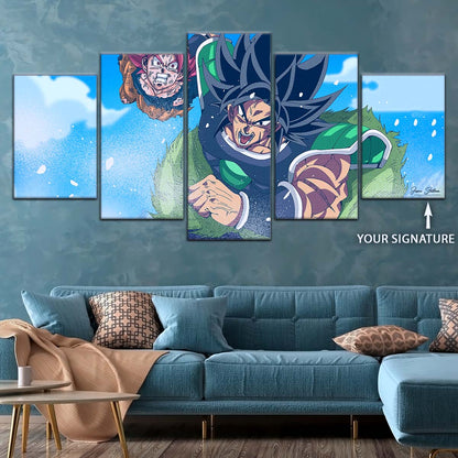 Dragon Ball Wall Art - DR5058 - Goku - Super Saiyan God Vs Broly - Dragon Ball Super - Dragon Ball Poster - Dragon Ball Canvas