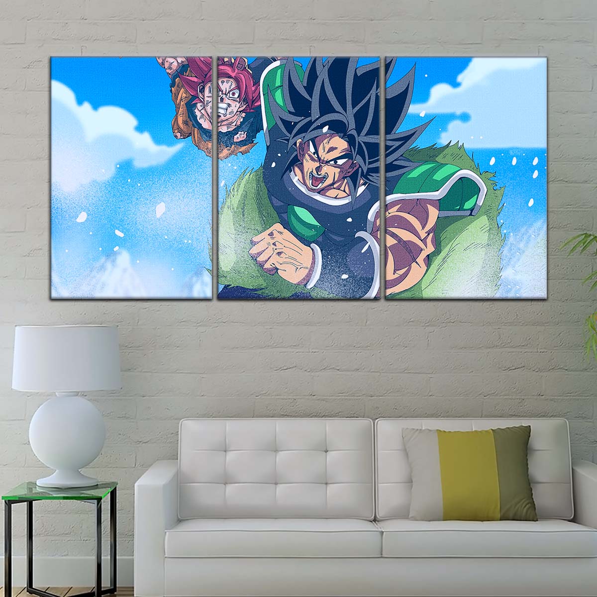 Dragon Ball Wall Art - DR5058 - Goku - Super Saiyan God Vs Broly - Dragon Ball Super - Dragon Ball Poster - Dragon Ball Canvas