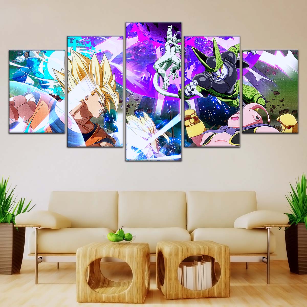 Dragon Ball Wall Art - DR5059 - Goku - Vegeta - Majin Buu - Cell - Frieza - Dragon Ball Z - Dragon Ball Poster - Dragon Ball Canvas