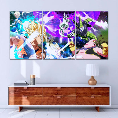 Dragon Ball Wall Art - DR5059 - Goku - Vegeta - Majin Buu - Cell - Frieza - Dragon Ball Z - Dragon Ball Poster - Dragon Ball Canvas