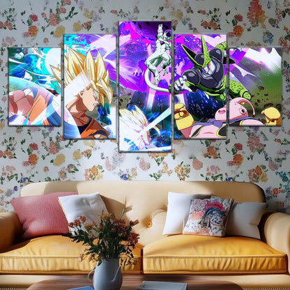Dragon Ball Wall Art - DR5059 - Goku - Vegeta - Majin Buu - Cell - Frieza - Dragon Ball Z - Dragon Ball Poster - Dragon Ball Canvas