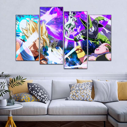 Dragon Ball Wall Art - DR5059 - Goku - Vegeta - Majin Buu - Cell - Frieza - Dragon Ball Z - Dragon Ball Poster - Dragon Ball Canvas