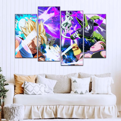 Dragon Ball Wall Art - DR5059 - Goku - Vegeta - Majin Buu - Cell - Frieza - Dragon Ball Z - Dragon Ball Poster - Dragon Ball Canvas