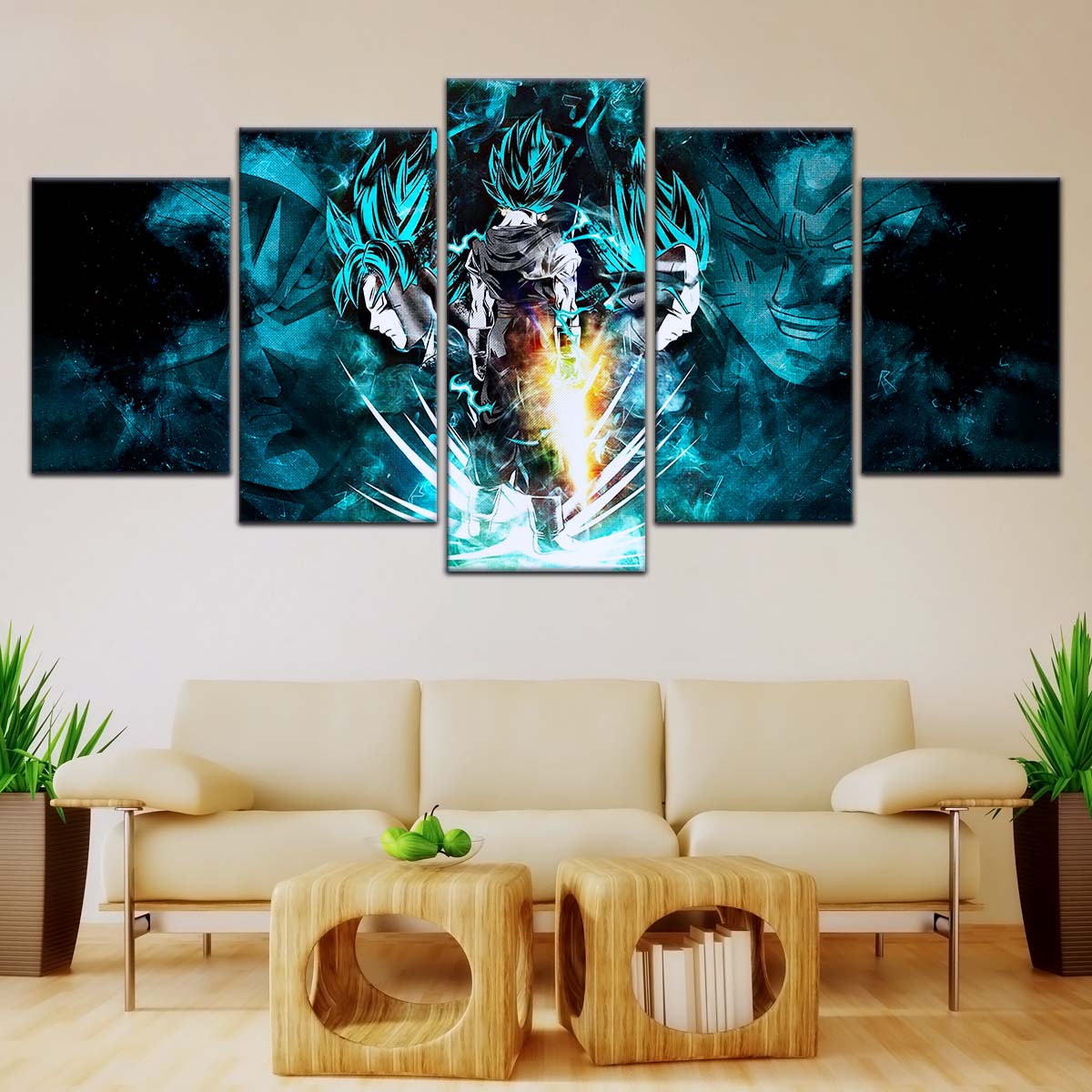 Dragon Ball Wall Art - DR5061 - Goku - Vegeta & Vegito - Dragon Ball Super - Dragon Ball Poster - Dragon Ball Canvas