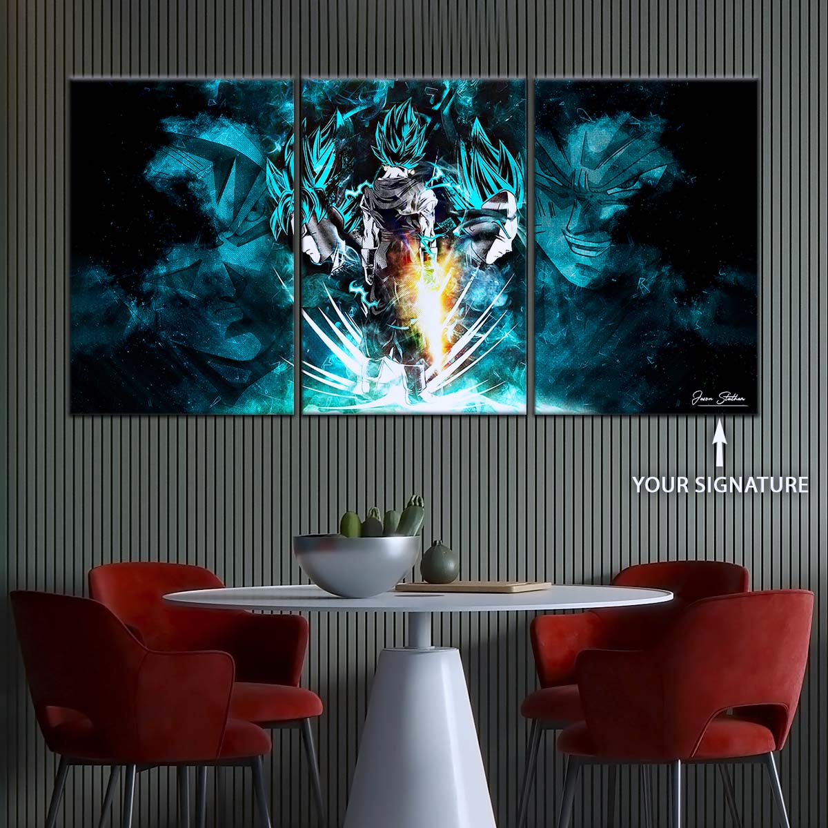 Dragon Ball Wall Art - DR5061 - Goku - Vegeta & Vegito - Dragon Ball Super - Dragon Ball Poster - Dragon Ball Canvas