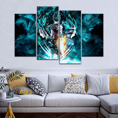 Dragon Ball Wall Art - DR5061 - Goku - Vegeta & Vegito - Dragon Ball Super - Dragon Ball Poster - Dragon Ball Canvas