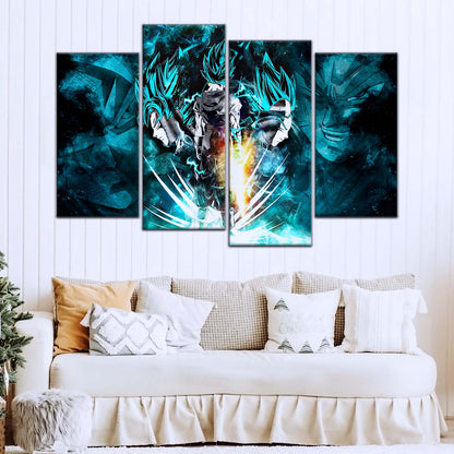 Dragon Ball Wall Art - DR5061 - Goku - Vegeta & Vegito - Dragon Ball Super - Dragon Ball Poster - Dragon Ball Canvas