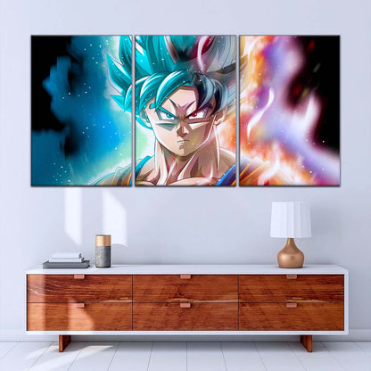 Dragon Ball Wall Art - DR5063 - Goku & Vegeta - Super Saiyan Blue - Dragon Ball Super - Dragon Ball Poster - Dragon Ball Canvas