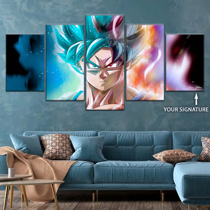 Dragon Ball Wall Art - DR5063 - Goku & Vegeta - Super Saiyan Blue - Dragon Ball Super - Dragon Ball Poster - Dragon Ball Canvas