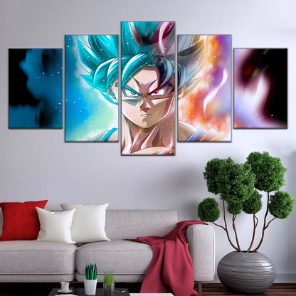 Dragon Ball Wall Art - DR5063 - Goku & Vegeta - Super Saiyan Blue - Dragon Ball Super - Dragon Ball Poster - Dragon Ball Canvas