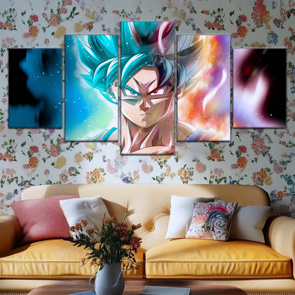 Dragon Ball Wall Art - DR5063 - Goku & Vegeta - Super Saiyan Blue - Dragon Ball Super - Dragon Ball Poster - Dragon Ball Canvas