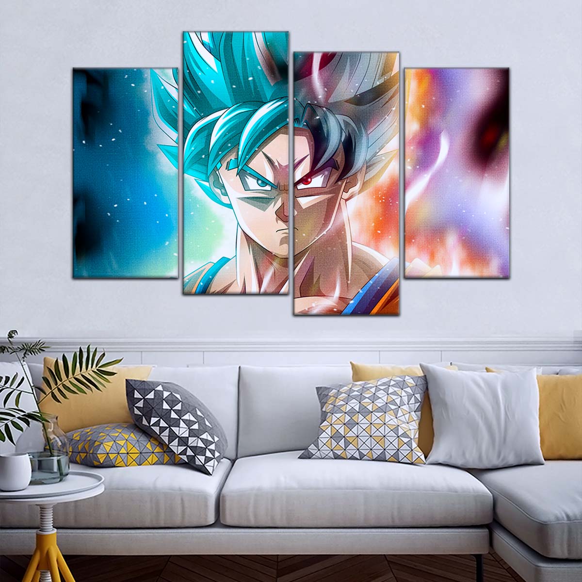 Dragon Ball Wall Art - DR5063 - Goku & Vegeta - Super Saiyan Blue - Dragon Ball Super - Dragon Ball Poster - Dragon Ball Canvas