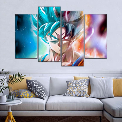 Dragon Ball Wall Art - DR5063 - Goku & Vegeta - Super Saiyan Blue - Dragon Ball Super - Dragon Ball Poster - Dragon Ball Canvas