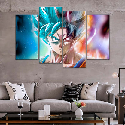 Dragon Ball Wall Art - DR5063 - Goku & Vegeta - Super Saiyan Blue - Dragon Ball Super - Dragon Ball Poster - Dragon Ball Canvas