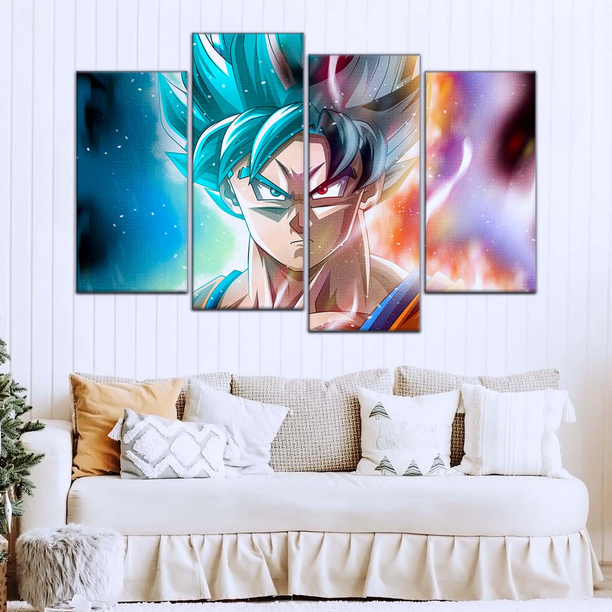 Dragon Ball Wall Art - DR5063 - Goku & Vegeta - Super Saiyan Blue - Dragon Ball Super - Dragon Ball Poster - Dragon Ball Canvas