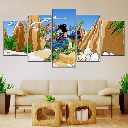 Dragon Ball Wall Art - DR5067 - Goku and Bulma - Dragon Ball Z - Dragon Ball Poster - Dragon Ball Canvas