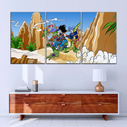 Dragon Ball Wall Art - DR5067 - Goku and Bulma - Dragon Ball Z - Dragon Ball Poster - Dragon Ball Canvas