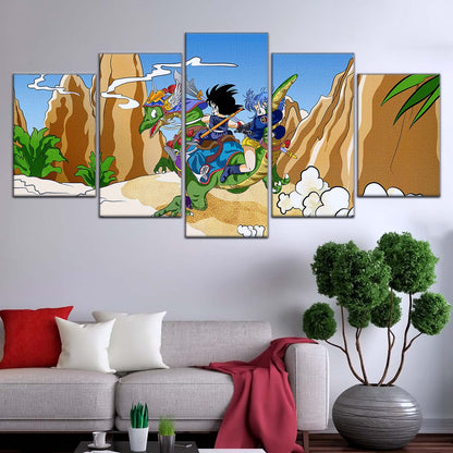 Dragon Ball Wall Art - DR5067 - Goku and Bulma - Dragon Ball Z - Dragon Ball Poster - Dragon Ball Canvas