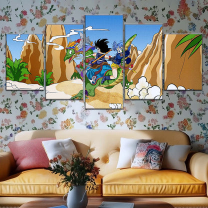 Dragon Ball Wall Art - DR5067 - Goku and Bulma - Dragon Ball Z - Dragon Ball Poster - Dragon Ball Canvas
