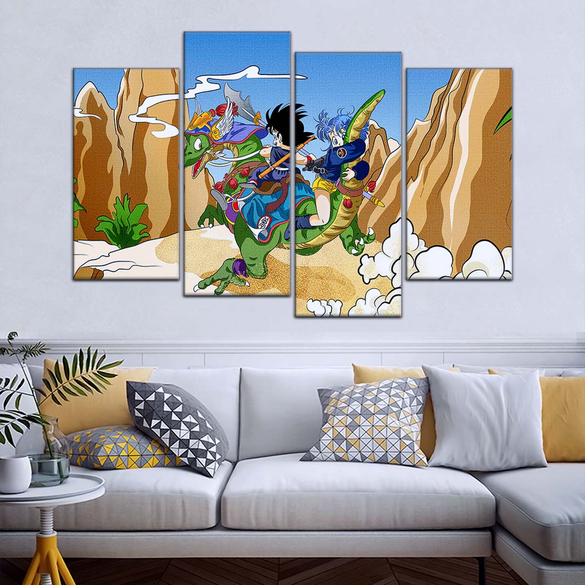 Dragon Ball Wall Art - DR5067 - Goku and Bulma - Dragon Ball Z - Dragon Ball Poster - Dragon Ball Canvas