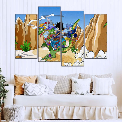 Dragon Ball Wall Art - DR5067 - Goku and Bulma - Dragon Ball Z - Dragon Ball Poster - Dragon Ball Canvas