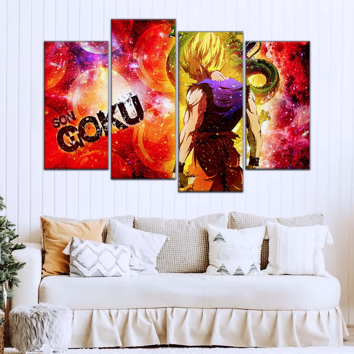 Dragon Ball Wall Art - DR5070 - Goku and Shenron - Super Saiyan - Dragon Ball Z - Dragon Ball Poster - Dragon Ball Canvas