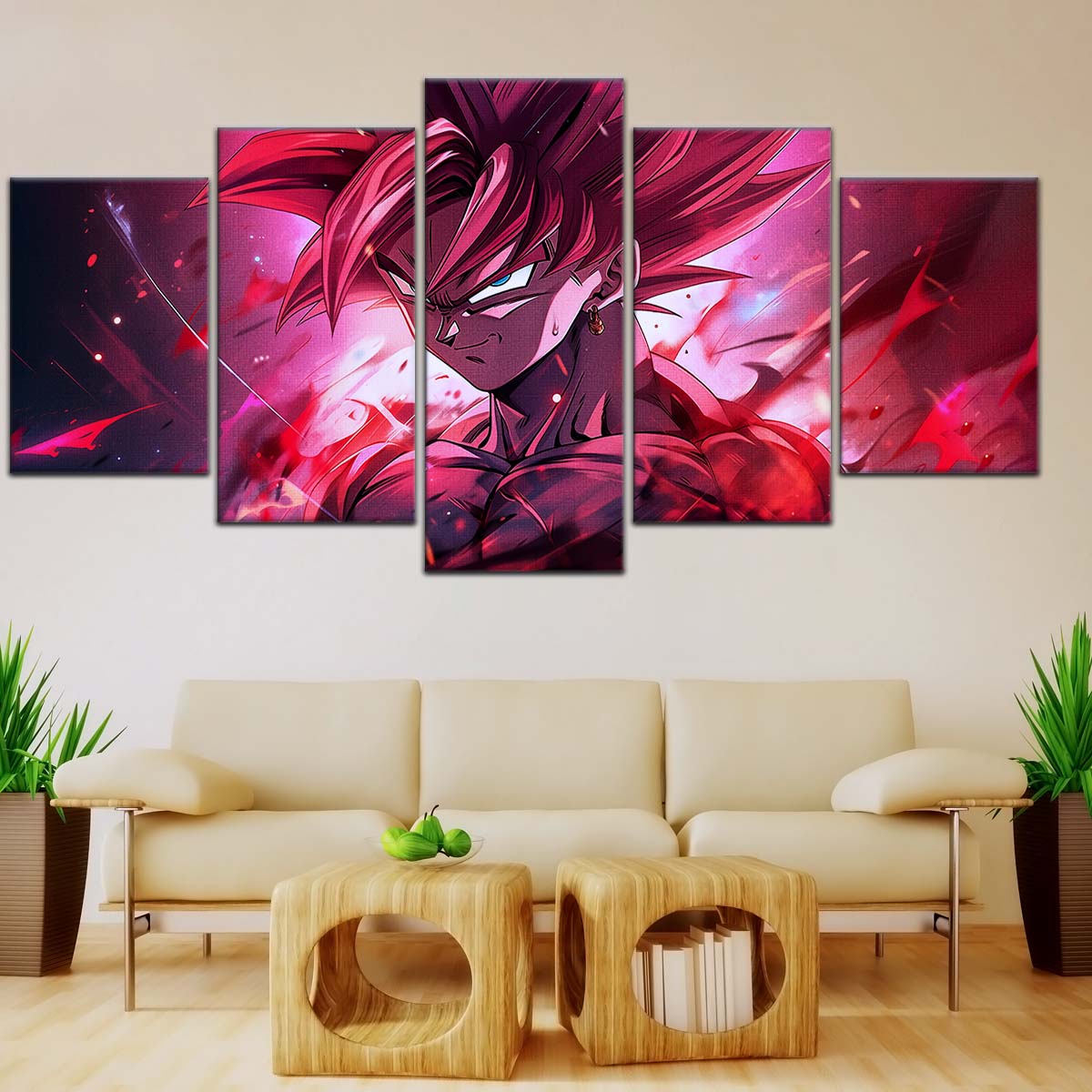 Dragon Ball Wall Art - DR5073 - Goku Kaioken - Dragon Ball Z - Dragon Ball Poster - Dragon Ball Canvas