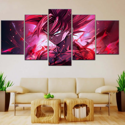 Dragon Ball Wall Art - DR5073 - Goku Kaioken - Dragon Ball Z - Dragon Ball Poster - Dragon Ball Canvas