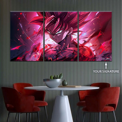 Dragon Ball Wall Art - DR5073 - Goku Kaioken - Dragon Ball Z - Dragon Ball Poster - Dragon Ball Canvas