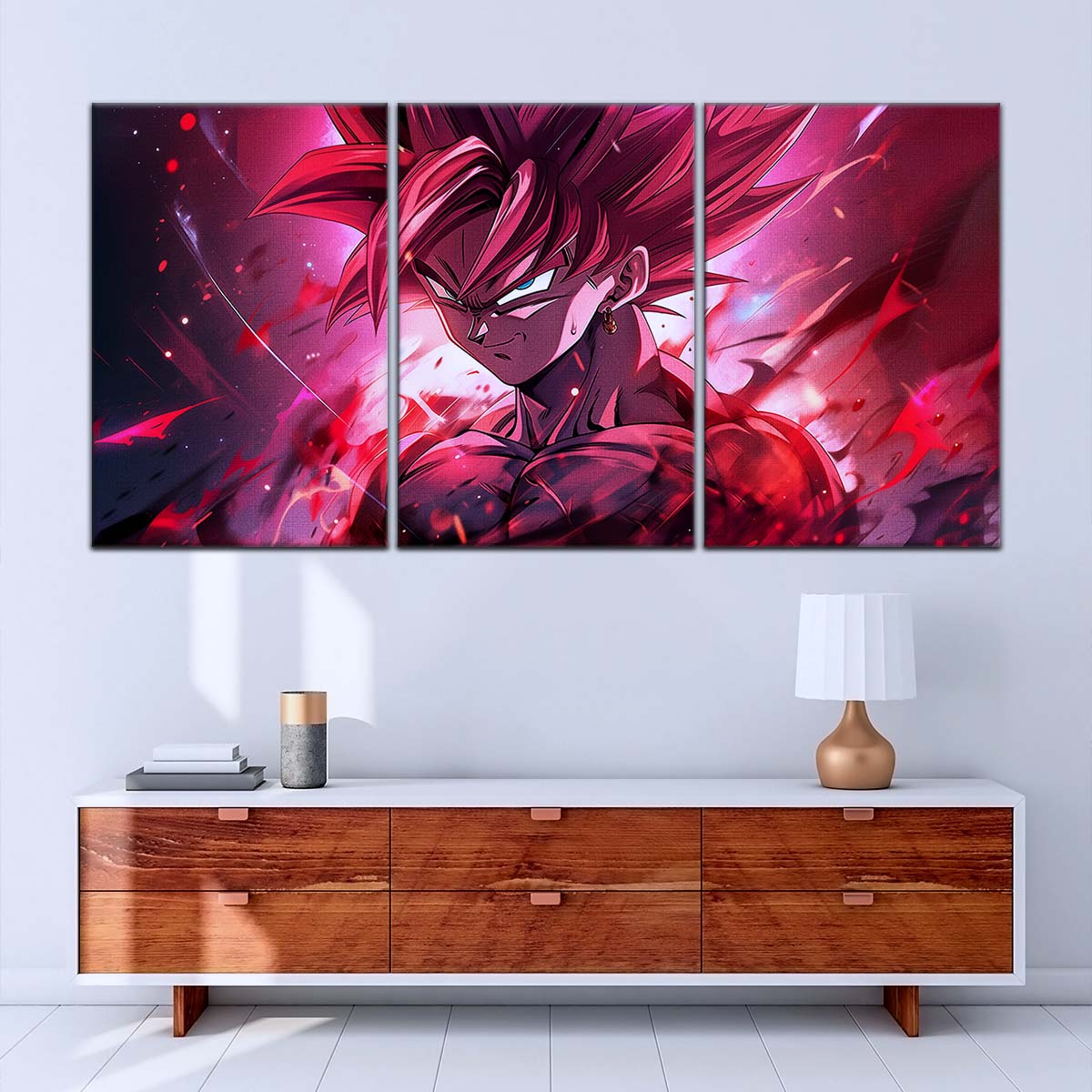 Dragon Ball Wall Art - DR5073 - Goku Kaioken - Dragon Ball Z - Dragon Ball Poster - Dragon Ball Canvas