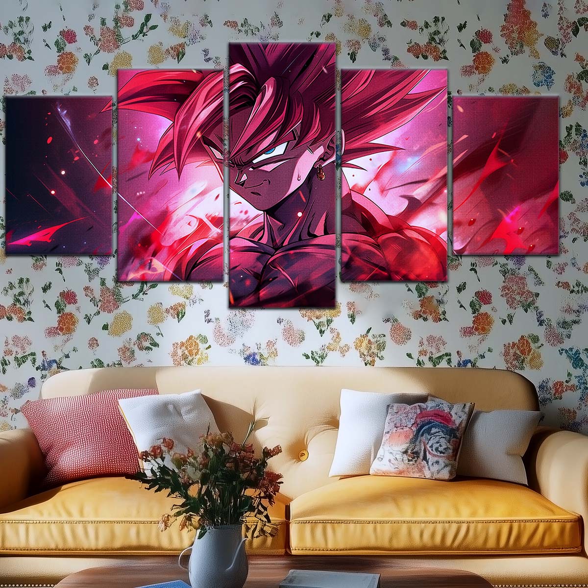 Dragon Ball Wall Art - DR5073 - Goku Kaioken - Dragon Ball Z - Dragon Ball Poster - Dragon Ball Canvas