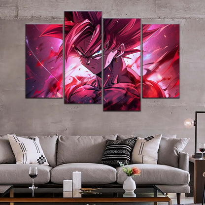 Dragon Ball Wall Art - DR5073 - Goku Kaioken - Dragon Ball Z - Dragon Ball Poster - Dragon Ball Canvas