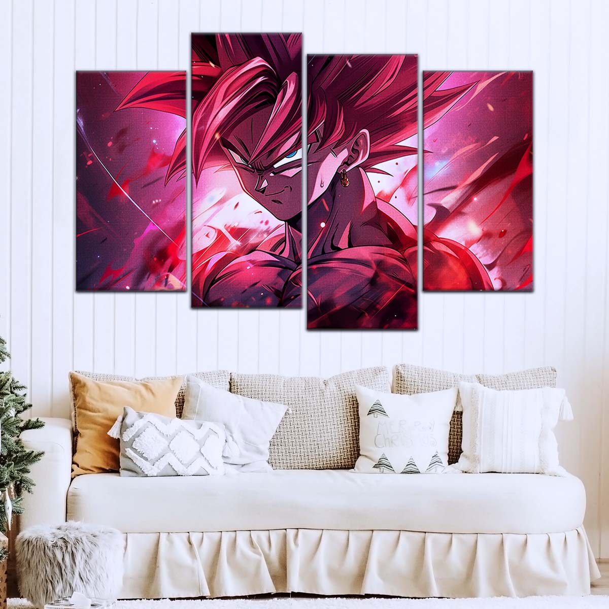 Dragon Ball Wall Art - DR5073 - Goku Kaioken - Dragon Ball Z - Dragon Ball Poster - Dragon Ball Canvas