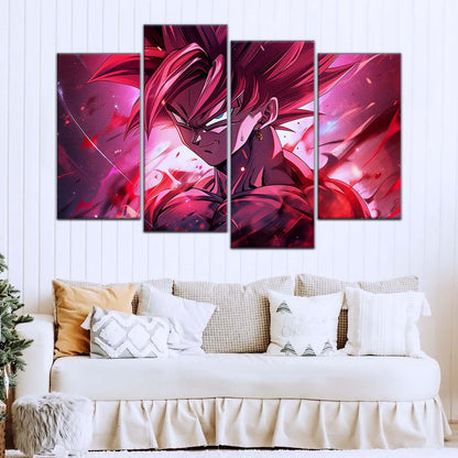 Dragon Ball Wall Art - DR5073 - Goku Kaioken - Dragon Ball Z - Dragon Ball Poster - Dragon Ball Canvas