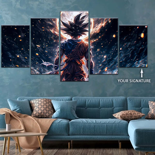 Dragon Ball Wall Art - DR5074 - Goku Power Aura - Dragon Ball Z - Dragon Ball Poster - Dragon Ball Canvas