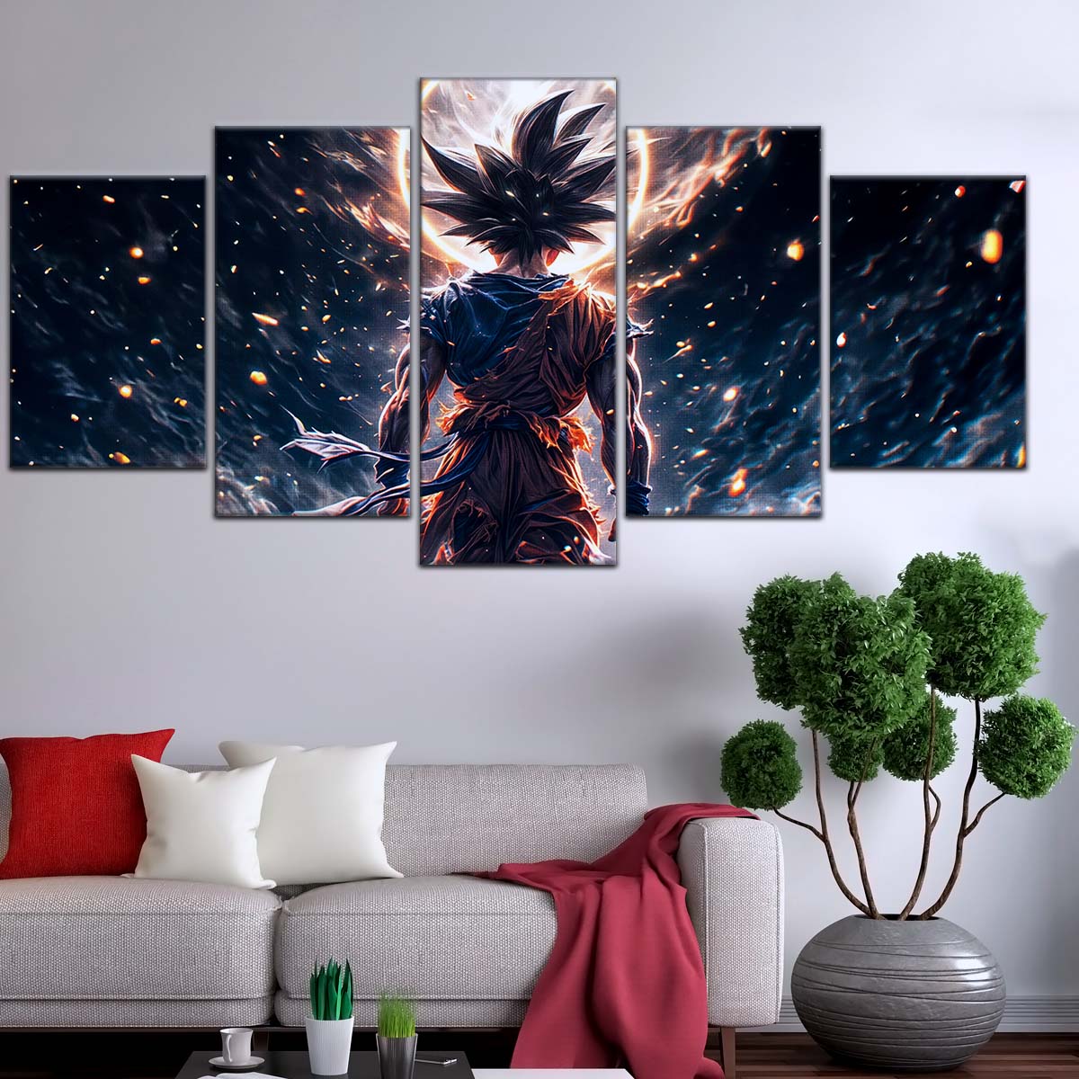 Dragon Ball Wall Art - DR5074 - Goku Power Aura - Dragon Ball Z - Dragon Ball Poster - Dragon Ball Canvas