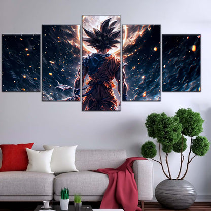 Dragon Ball Wall Art - DR5074 - Goku Power Aura - Dragon Ball Z - Dragon Ball Poster - Dragon Ball Canvas